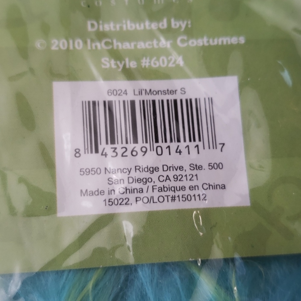 incharacter Lil' Monster 6 - 12 mo. - Picture 8 of 8